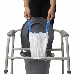 Tas Liner Commode orang tua dan sakit untuk Toilet portabel, mangkuk Bedpan atau alas kursi pispot plastik kedap air dan bocor - Product Image 3