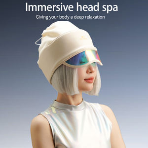 電気加熱アイセラピータコヘッドマッサージャー空気圧縮ヘルメットリラックス頭皮マッサージ - Product Image 2