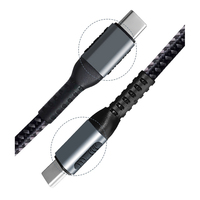 Cable de Carga Rápida E-marker 5a Pd100w USB 2.0 Tipo C QC 3.0 20V, Cable de Carga Tipo C Pd USB C Macho a Macho de 3 pies/10 pies