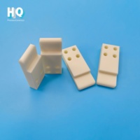 Piezas de Cerámica de Alúmina Personalizadas, Bloque de Montaje de Precisión Mecanizado por CNC, Componente Cerámico Industrial