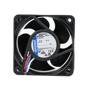 Ventilador Axial Eléctrico de Refrigeración con Rodamiento de Manguito para Módulo de Accionamiento de Gabinete, 624/2HH 60x60x25mm 6025 24VDC 0.12A 3.6W 8200RPM 56m3/h - Product Image 1