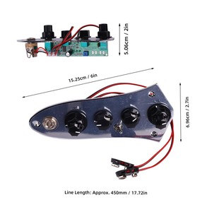 Placa de Control Pre-cableada con Arnés de Cableado para Bajo <span class=keywords><strong>Jazz</strong></span>, Accesorios para Instrumentos con Conmutación Pasiva/Activa - Product Image 4