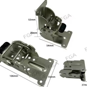 Bisagra de 180 grados para patas de mesa y silla, bisagra de cama flexible para cocina, sala de estar, dormitorio, uso en apartamentos y almacenes - Product Image 4