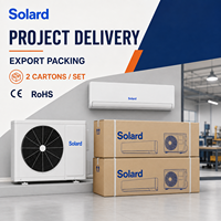 Climatiseur mural hybride solaire double alimentation R410A 36000 BTU 3 CV à onduleur DC avec compresseur SANYO pour usage domestique (refroidissement/chauffage) CE