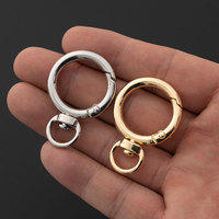 10 pièces 40mm diamètre haute qualité en alliage de Zinc mousquetons mousquetons pivotant oeillet ressort porte O anneaux bijoux à bricoler soi-même résultats boucles