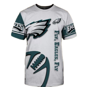Camiseta Deportiva de Poliéster de Manga Corta Unisex de Alta Calidad de los <span class=keywords><strong>Philadelphia</strong></span> Eagles 2025, con los 32 Equipos de Fútbol Americano, Lavable y de Secado Rápido - Product Image 5