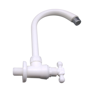 Wall-Mounted T-shape Handle Single Lever <b>Plastic</b> <b>Kitchen</b> Basin DN15 1/2" Faucet - Product Image 4