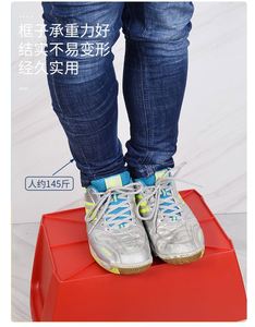Colorful Square Travel Storage Bins Baskets Beverage Tubs <b>Tongs</b> Handles <b>Plastic</b> Beer Frame Ice Bucket for Party KTV - Product Image 3