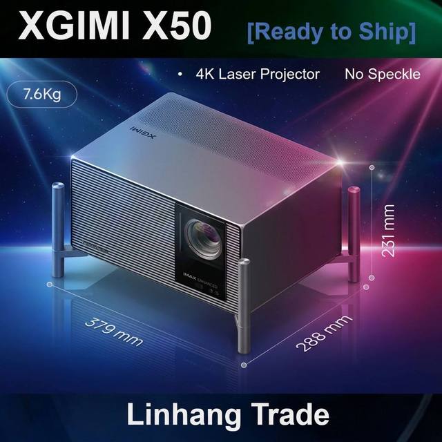 [Ready to Ship] XGIMI X50 Series 4K Projector X50 Pro Ultra MAX Laser Smart Home Cinema Beamer Fast Shipping Factory Wholesale