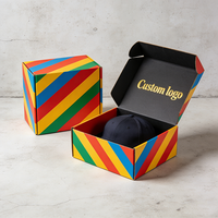 Caja de Regalo para Gorra de Béisbol de Lujo, Personalizada, Impermeable, con Grabado en Relieve, con Marca Personalizada y Empaque Premium