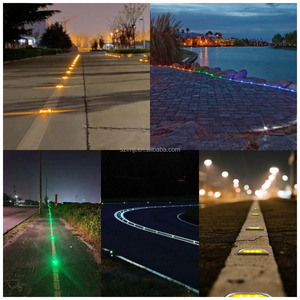 Nhà Máy Giá năng lượng mặt trời Powered nhôm đường đánh dấu 6 <span class=keywords><strong>LED</strong></span> nhấp nháy ánh sáng đường lái xe đánh dấu đường Stud cho an toàn giao thông sử dụng - Product Image 4