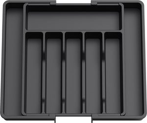 2026 Newest Expandable Utensil Tray Organizer,Dining Set <b>Storage</b> <b>Box</b> Home Portable Kitchen Utensil <b>Drawer</b> Organizer - Product Image 2