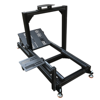 Simulador de Conducción de Autos, Estructura de Aluminio 4080, Sim Rig para Juegos de Carreras, Cabina de Simulación, en Oferta