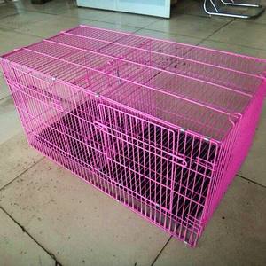 Gabbie per animali domestici rosa di buona qualità a basso prezzo per conigli in vendita - Product Image 1