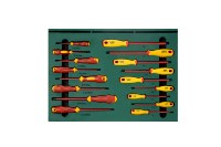 Набор инструментов с изоляцией VDE SATA 09935, 59 предметов |   Новый набор для обслуживания электромобилей на новых источниках энергии |   Набор инструментальных лотков (1 комплект/коробка, 1 комплект/коробка-картон)