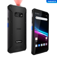 FARSET PDA Industrial Android 9.0/14.0 con Lector NFC, Escáner de Códigos de Barras 1D/2D, 4GB de Memoria, Diseño Robusto, en Stock