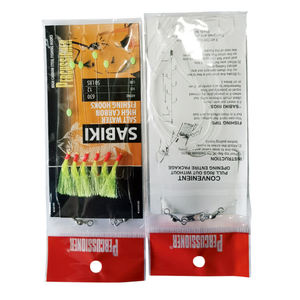 ชุดเบ็ดตกปลาซาบิกิแบบมีไฟ 6 ตัวเบ็ด สไตล์ญี่ปุ่น ขายส่ง - Product Image 2