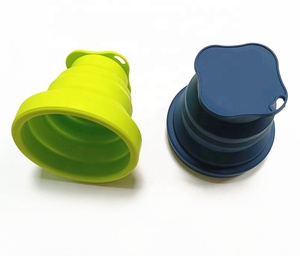 Tasses de voyage pliables en silicone, compatibles micro-ondes et lave-vaisselle, de différentes tailles, parfaites pour le camping et la randonnée en plein air - Product Image 2