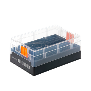 XZ <b>LAB</b> Standard 96 Well Cryobox Rack Marked 1D Code for Cryogenic Tube Storage - Product Image 1