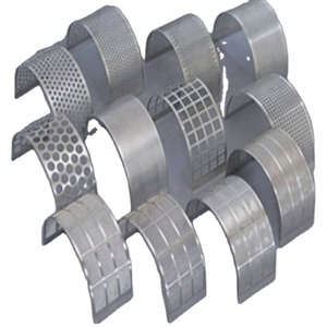 Grille de concasseur à marteaux perforée en acier au carbone/acier inoxydable galvanisé, anti-corrosion, pour soudage et découpe, avec trous ronds - Product Image 2