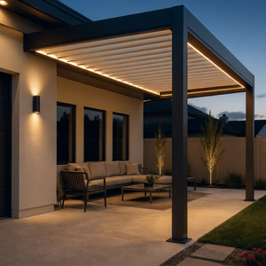 Pérgola adjunta RKOVE RK-C2 de 4x6m, estructura de sombra diurna para patio adjacente a un cochera, ideal para proyectos de contratistas en EE. UU. - Product Image 5