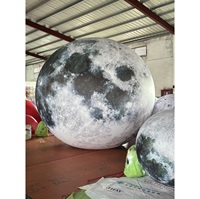 Ballon lune gonflable flottant pour décoration publicitaire d'événements extérieurs, mariages et soirées - BOYI