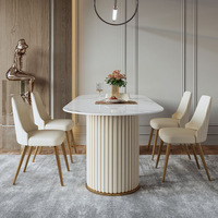 Luxuriöser Esszimmerstuhl Moderner Minimalistischer Stuhl mit Weicher Rückenlehne Italienisches Nordisches Designer Hotel Restaurant Lederstuhl
