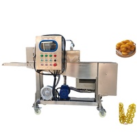 Machine à paner automatique en acier inoxydable pour tempura et fruits de mer, capacité 200 kg/h, avec pompe et roulement, pour restauration rapide