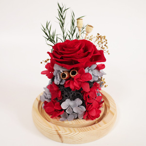 Caja de Regalo con Cubierta de Cristal de Rosa <span class=keywords><strong>Inmortal</strong></span> - Decoración de Flor Eterna para <span class=keywords><strong>el</strong></span> Día de San Valentín y Regalos de Cumpleaños, Origen China, No se Cansa - Product Image 5