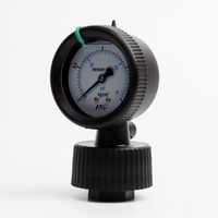 Diaphragm Pressure Gauge PP-60 Plastic Anti-vibration PCB Environmental-friendly Electronic Pressure Gauge