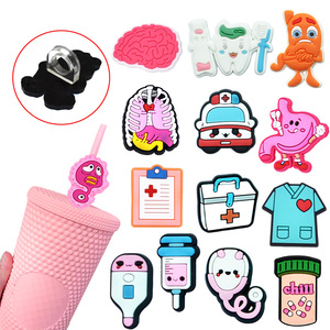 Многоразовый, оптовая продажа, силиконовый стетоскоп, наконечник соломы - Product Image 1