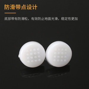 Furniture Leg Protection Pad Plastic Non Slip Square Round For <b>Wardrobe</b> Sofa Speaker - Product Image 3