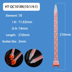 Boquilla Mezcladora Epoxi 1324, Tubos Mezcladores Estáticos de 24 Elementos, Cartucho de Jeringa para Adhesivo de 250ml/400ml/490ml, Relación 4:1 10:1, MFHX 13-24T - Product Image 5