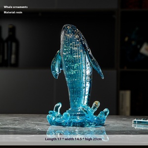 Hiện Đại Bắc Âu sang trọng pha lê trong suốt phun nhựa thủ công showpieces cho trang trí nội thất - Product Image 5