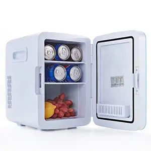Портативный косметический холодильник в стиле ретро 10 л стеклянная дверь на заказ с подогревом и охлаждением мини-холодильник для ухода за кожей