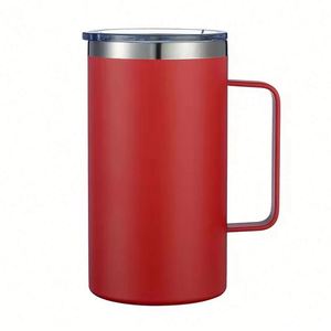 Cadeau d'entreprise personnalisé, thermos en acier inoxydable de 24 oz, tasse à café personnalisée avec logo imprimé, gobelet de voyage avec couvercle - Product Image 6