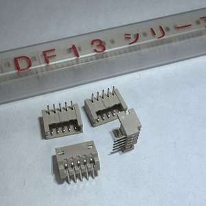 DF13-5P-1.25DS(20) 	 Conector con Cubierta Protectora HDR de 5 Posiciones, 1.25mm, Soldadura, Entrada Lateral, Tubo de Orificio Pasante - Product Image 1