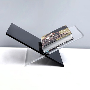 NASNAK SJ-01 Soporte Transparente de Acrílico en Forma de X para Libros, Revistas, Partituras, Recetas y Álbumes - Product Image 4