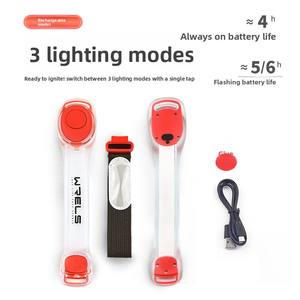 Bracelet de sport LED réglable, étanche, avec lumière d'avertissement clignotante, personnalisable, pour activités nocturnes en extérieur - Product Image 5