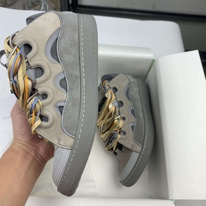 Zapatos de Plataforma Elegantes para Caminar, con Suela Gruesa, Transpirables, con Cordones, Cómodos, de Goma, Unisex, Casuales para Uso Diario - Product Image 1