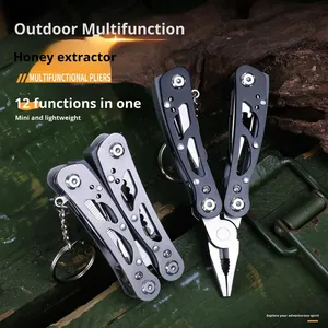 Outdoor All-Steel Multi-function <strong>Pliers</strong> with Folding <strong>Small</strong> Knife Household Emergency Tool Model A07 - Product Image 3