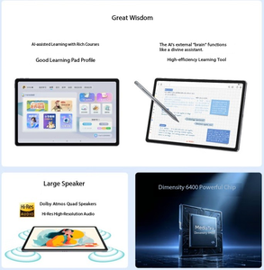 แท็บเล็ต Yunli รุ่นใหม่ 12.1 นิ้ว Wi-Fi สำหรับความบันเทิง วิดีโอ การเรียนรู้ ประสิทธิภาพ AI ความละเอียด 2.5K Ultra HD 2.5GHz USB-C 8+256G ชิปเซ็ต MTK ระบบปฏิบัติการ Android 15 รับประกัน 2 ปี - Product Image 2