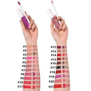 Kit de fabrication de gloss et de gel à lèvres vegan longue tenue et waterproof, avec crayon à lèvres, pour toutes les carnations, emballage personnalisable rose/blanc - Product Image 4