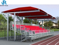 Tribune rétractable pour stade et arène, tribune portable en alliage d'aluminium et acier inoxydable, imperméable