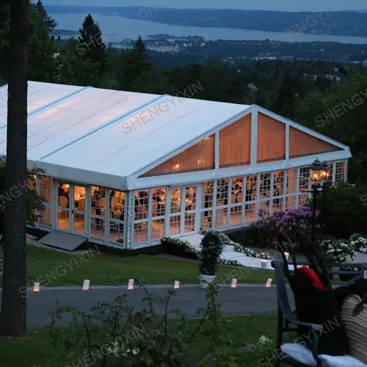 Carpa de boda de lujo para 500 personas, lona raspadora de PVC transparente para boda al aire libre grande a la venta