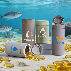 Bocaux en plastique anti-UV 2026 avec technologie de barrière lumineuse pour la stabilité des Oméga 3 et la préservation des nutriments, longue durée de conservation - Product Image 3