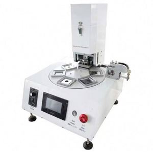 Automatic Pneumatic <b>Button</b> <b>Maker</b> Kit Badge Fridge Magnet <b>Button</b> Making Machine 50*50mm Fridge Magnet Pin Badge Making Machine - Product Image 2