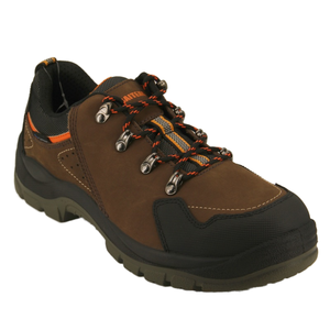 Bottes de travail de sécurité en cuir nubuck marron durable de haute qualité pour hommes, semelle intérieure en PU imperméable et antidérapante à bout composite - Product Image 3