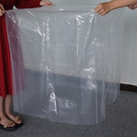 Sac d'emballage pour palette à fond carré réutilisable en LDPE T1019D avec impression sérigraphique pour ordinateur et projecteur