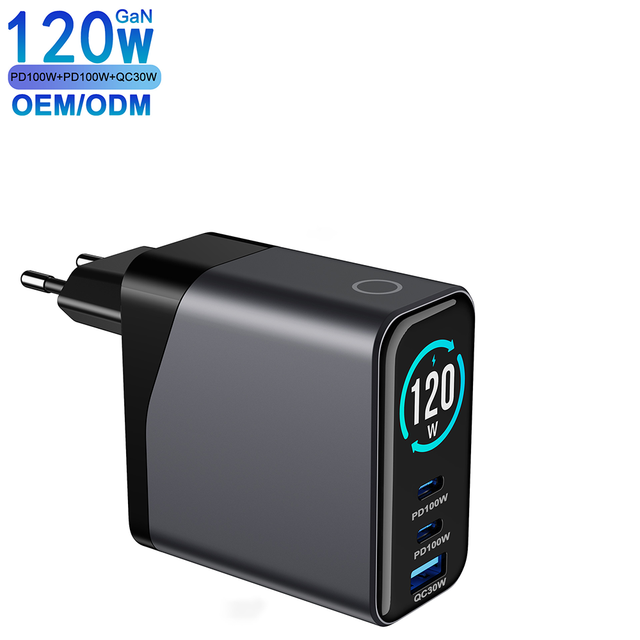 Portable 120w Gan Charger Usb c Fast Charging Pd3.0 Charger Adapter and 120w Gan Charger Pd Fast Charging Usb c Oem for Phone
